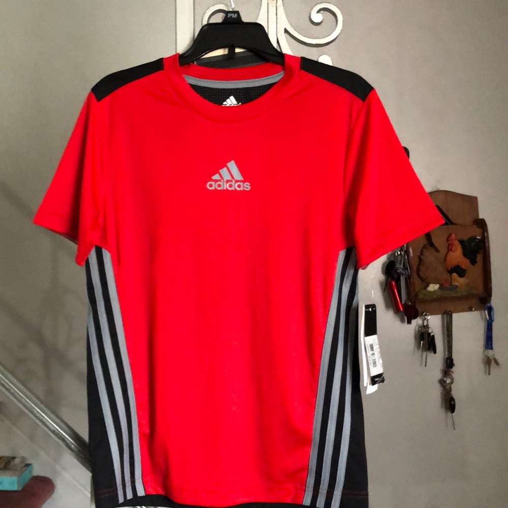 New Authentic Adidas Boys Sports Shirt